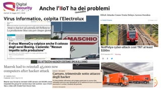 Anche l’IIoT ha dei problemi
 