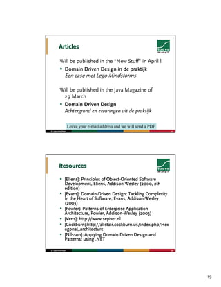 Sioux Hot-or-Not: Domain Driven Design (Edwin Van Dillen)