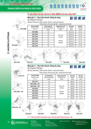 MEP Hangers and Supports - Unistrut Channel