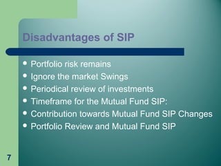 Sip presentation | PPT | Stocks and Bonds | Personal Investing