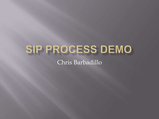 Sip Process Demo Ppt Sip Process Demo Ppt