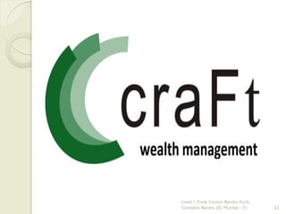 Level 1, Trade Centre, Bandra Kurla
Complex, Bandra (E), Mumbai - 51      23
 