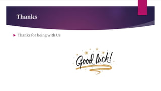 Thanks
 Thanks for being with Us
 