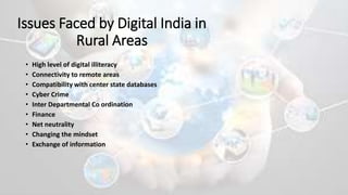 Digital India Awareness Among Rural Public in India | PPTX