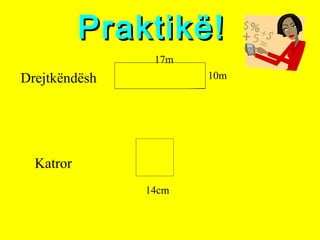 Praktikë!Praktikë!
Drejtkëndësh
Katror
10m
17m
14cm
 