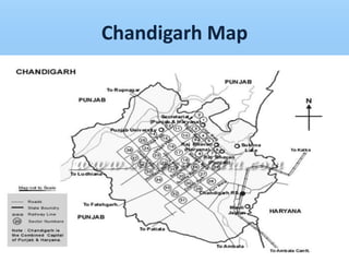 Chandigarh Map
 