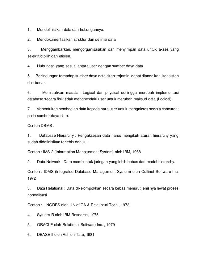 SI & PI, Hariz Abdul Najib, Hapzi Ali, DBMS Dalam Sistem 