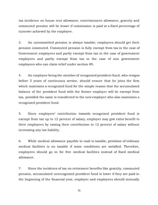 income tax planning (University Pune.) by shivaji lande | DOCX