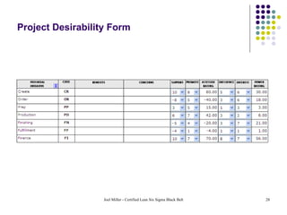 Project Desirability Form 