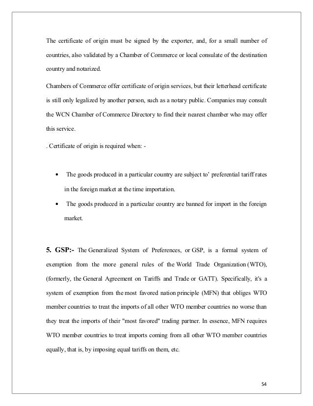 country of origin document