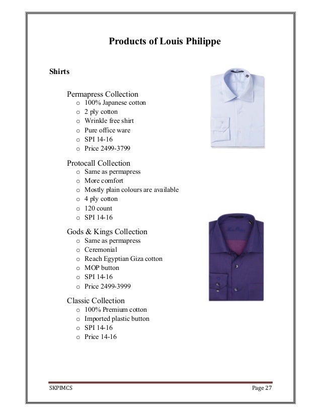Louis Philippe Jacket Size Chart