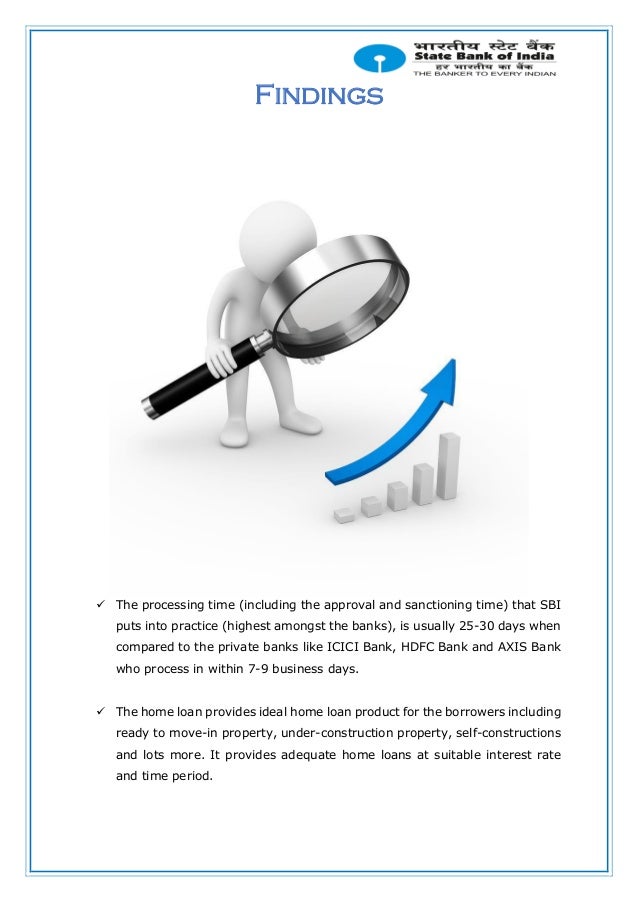 Sbi home loans project report Sbi home loans project report