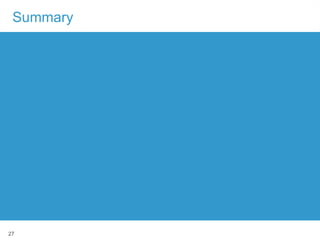 For a given call Signaling protocols defines how to setup the call and RTP/RTCP protocols defines how to transport voice/video between end-points Codecs represent the mathematical algorithms that define how to encode/decode audio/video data. Fax can be transmitted over IP in real-time or not in real-time. DTMF are sent either in-band or out-of-band Summary 