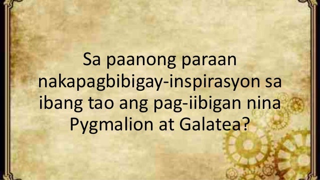 49+ Si Pygmalion At Galatea Buong Kwento Pics