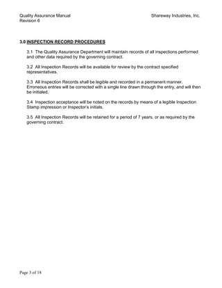 Si quality manual | PDF