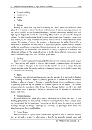 A Comparative Analysis on Design of Rigid Runway Pavements | PDF
