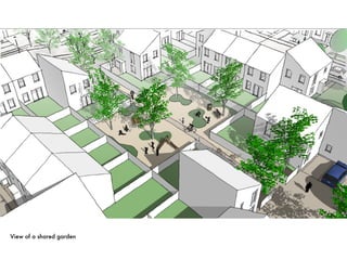 View of a shared garden 