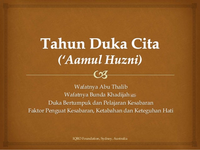 Hasil gambar untuk wafatnya siti khadijah