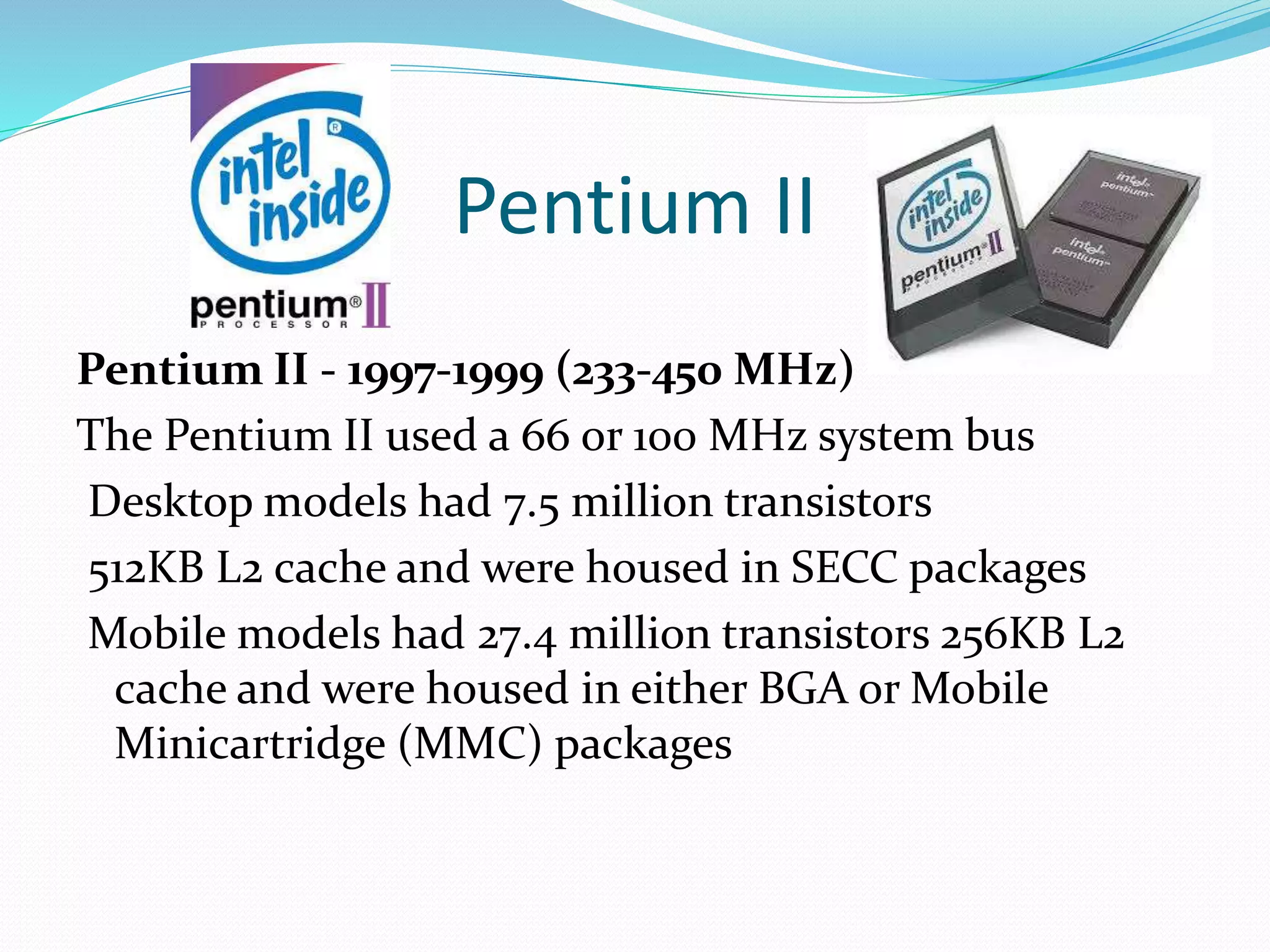 Pentium processor | PPTX
