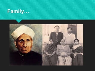 Sir C.V. Raman Biography | PPTX