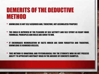 inductive and deductive method | PPTX