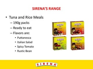 Sirena Rice Ri Sirene tuna english | PPTX