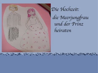 Die Hochzeit: die Meerjungfrau und der Prinz heiraten 