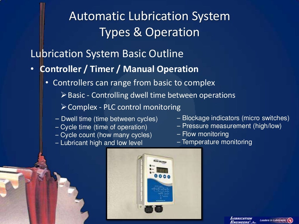 Automatic Lubrication Systems & Their Maintenance V1