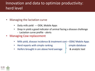 Innovative digital technology and genomic approaches to dairy cattle  genetic improvement in developing countries