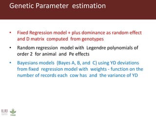 Innovative digital technology and genomic approaches to dairy cattle  genetic improvement in developing countries