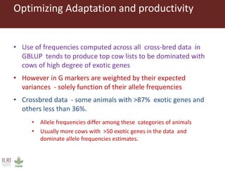 Innovative digital technology and genomic approaches to dairy cattle  genetic improvement in developing countries