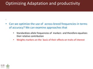 Innovative digital technology and genomic approaches to dairy cattle  genetic improvement in developing countries