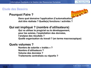 Informatique Appliquée à la Gestion des Ressources Humaines

Boite Noire du TP (global)

168

© 2013 Xavier LAUGAUDIN

 