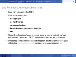 Informatique Appliquée à la Gestion des Ressources Humaines

…

Révisions
Semaine pédagogique…

254

© 2013 Xavier LAUGAUDIN

 