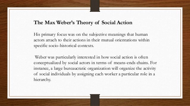 weber on social action