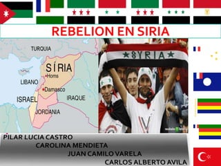 REBELION EN SIRIA
 