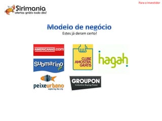 Para o Investidor




Estes já deram certo!
 