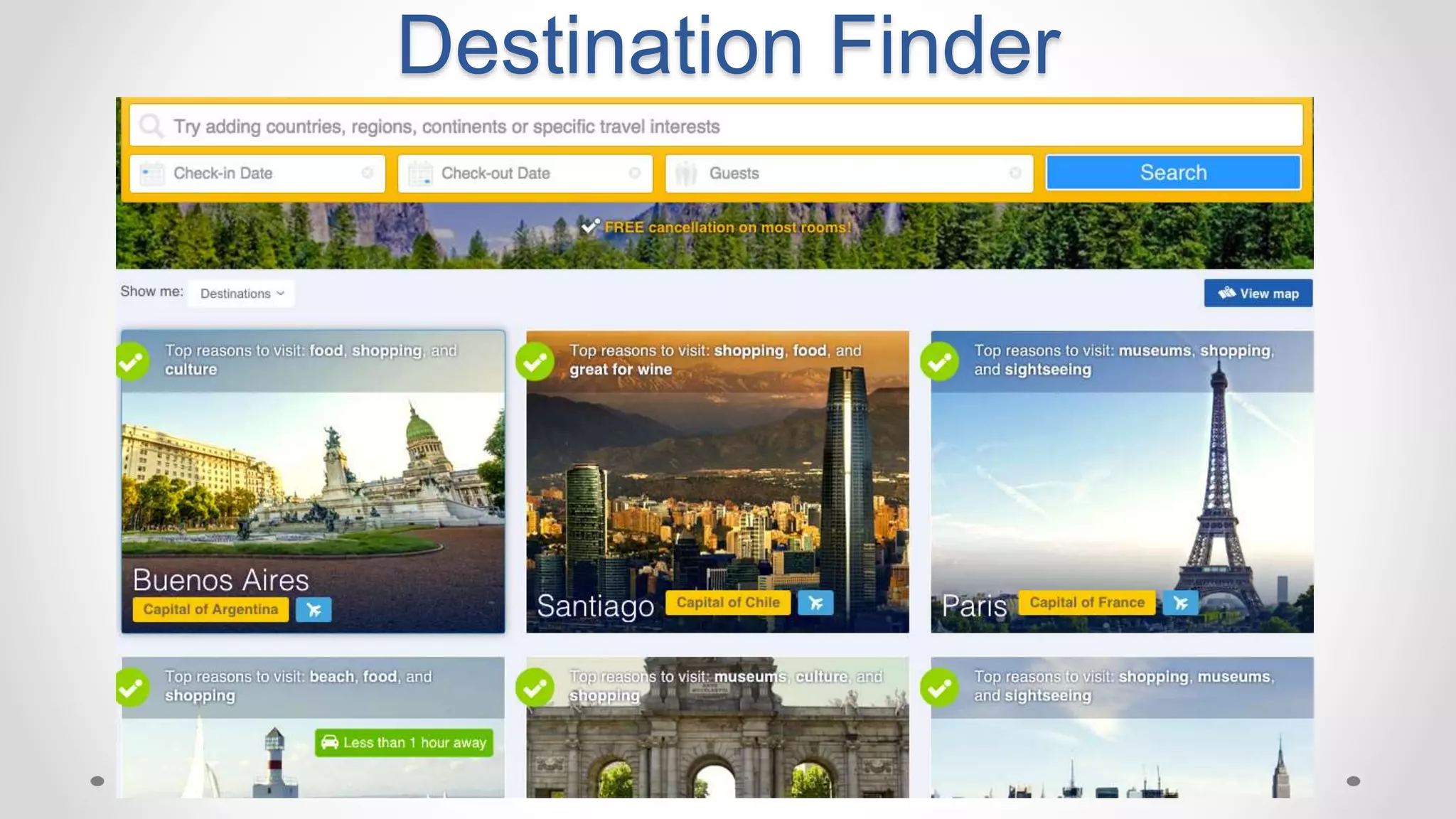 Destination Finder
 