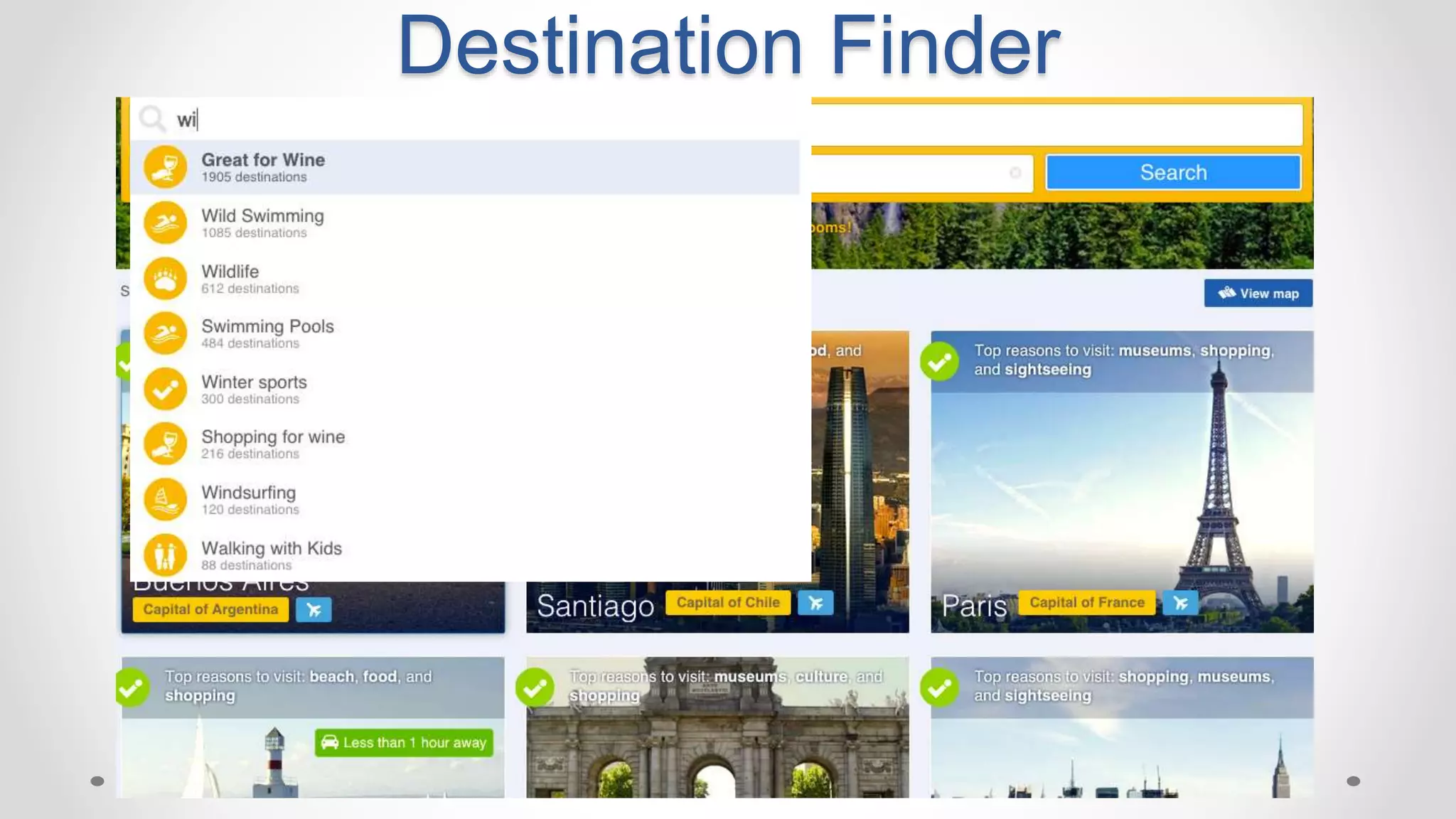Destination Finder
 