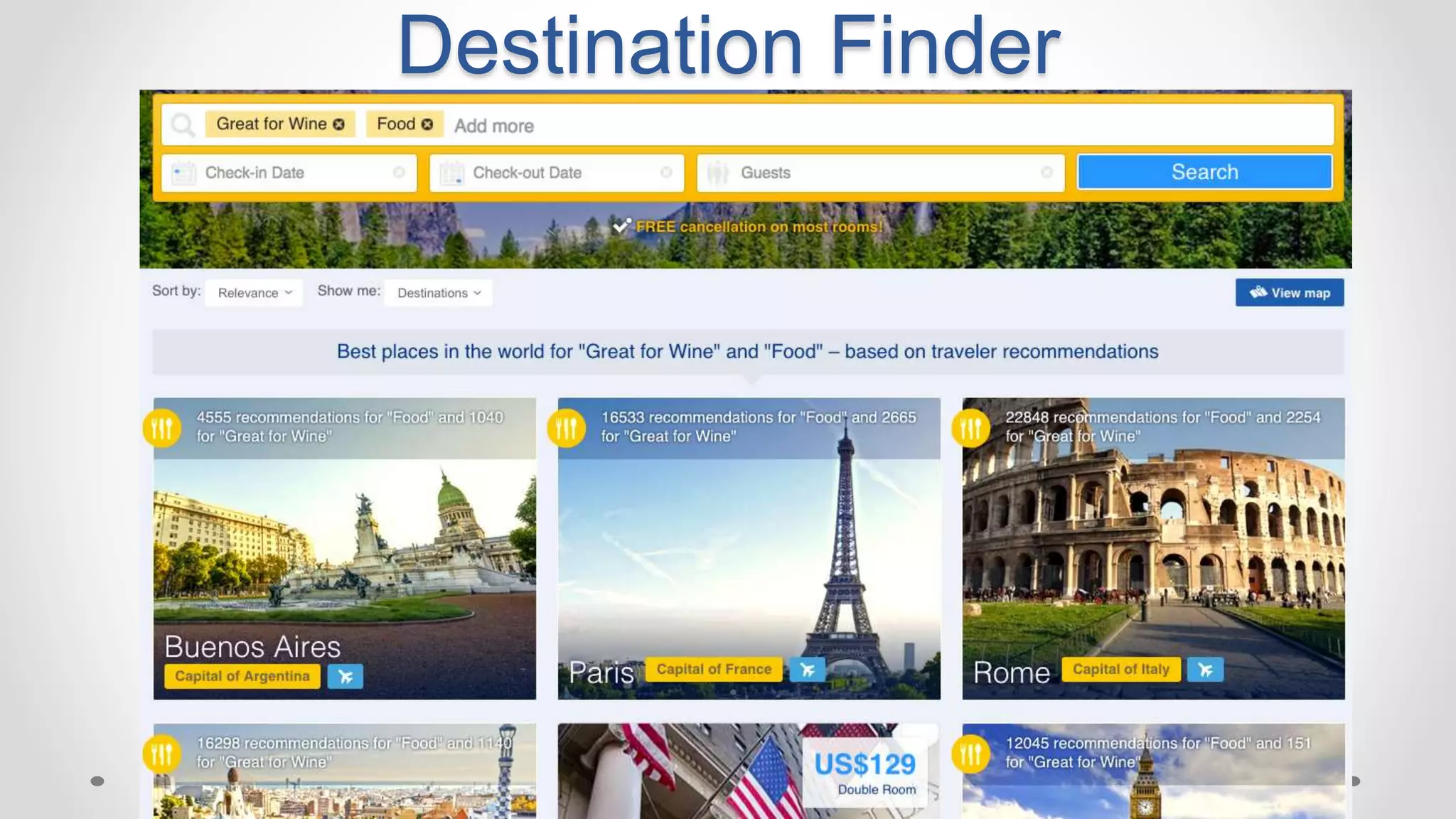 Destination Finder
 