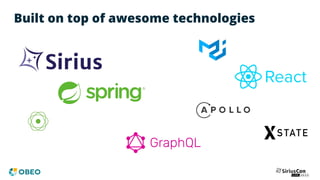 Built on top of awesome technologies
 