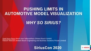 [SiriusCon 2020] Pushing Limits in Automotive Model Visualization at ...