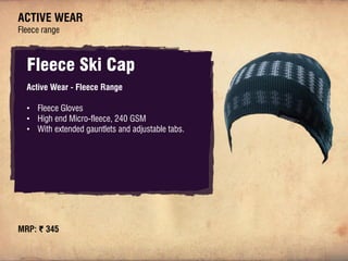 wildcraft fleece ski cap