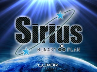 Sirius luxor apresentação