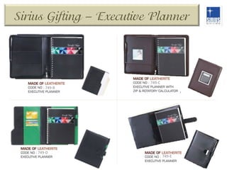 Sirius Gifting – Executive Planner

749-­‐C	
  
749-­‐B	
  

749-­‐D	
  

749-­‐E	
  

 