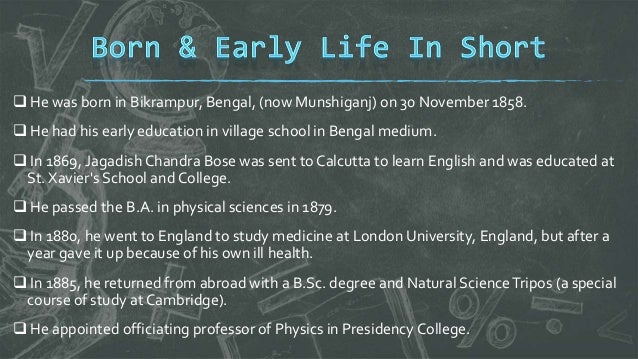 london course in english cambridge bose chandra jagdish Sir