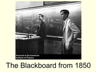 The Blackboard from 1850
 