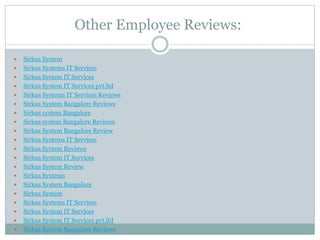 Other Employee Reviews:
 Sirkus System
 Sirkus Systems IT Services
 Sirkus System IT Services
 Sirkus System IT Services pvt.ltd
 Sirkus Systems IT Services Reviews
 Sirkus System Bangalore Reviews
 Sirkus system Bangalore
 Sirkus system Bangalore Reviews
 Sirkus System Bangalore Review
 Sirkus Systems IT Services
 Sirkus System Reviews
 Sirkus System IT Services
 Sirkus System Review
 Sirkus Systems
 Sirkus System Bangalore
 Sirkus System
 Sirkus Systems IT Services
 Sirkus System IT Services
 Sirkus System IT Services pvt.ltd
 Sirkus System Bangalore Reviews
 