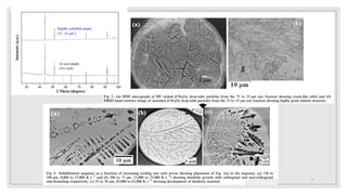 the role of development microstructure and rapid solidification | PPT