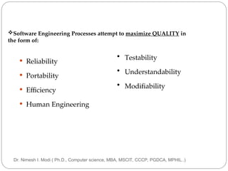 Software Engineering PPT for Learning it in depth | PPT